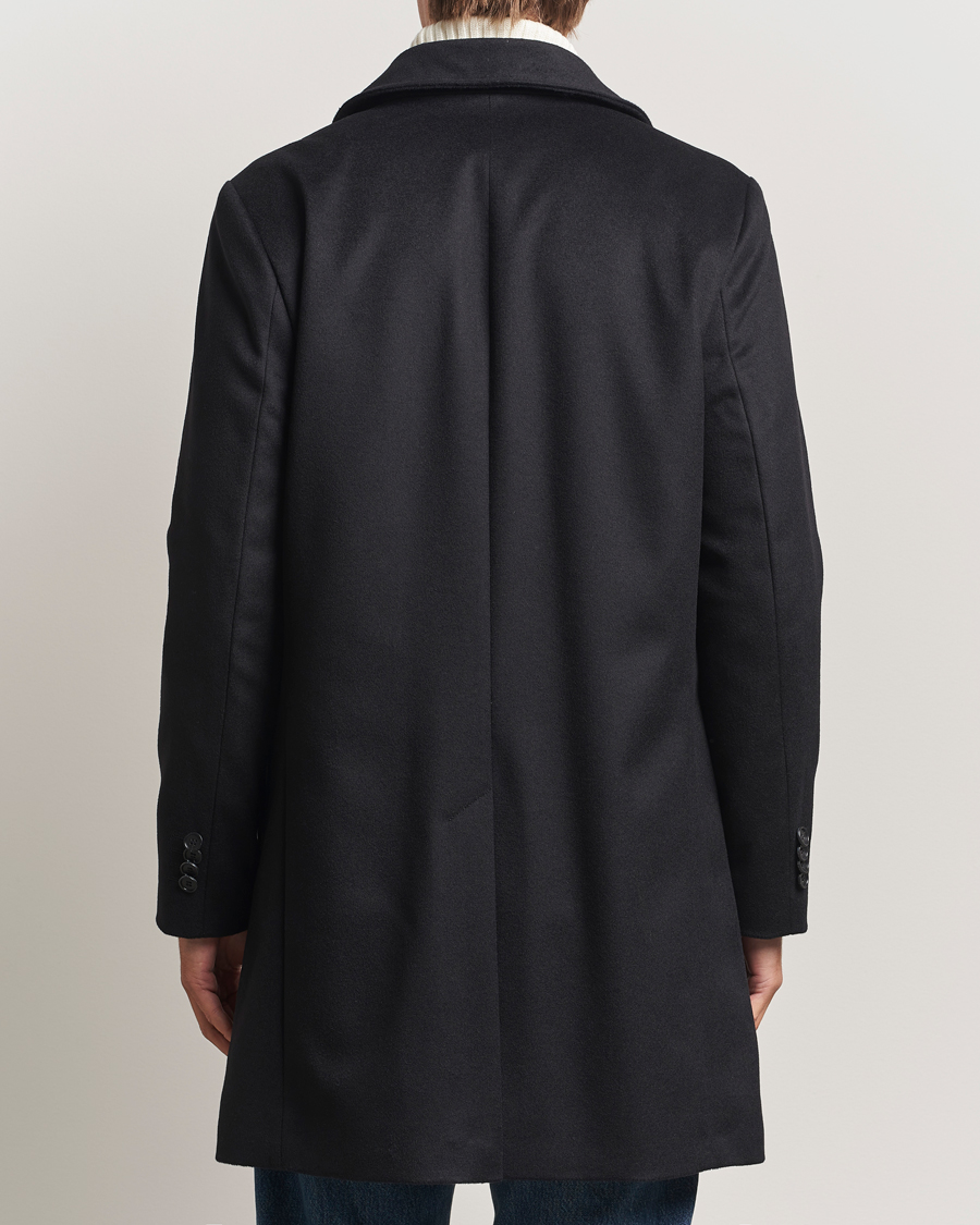 Heren | Jassen | Tiger of Sweden | Aleric Wool/Cashmere Stand Up Coat Black