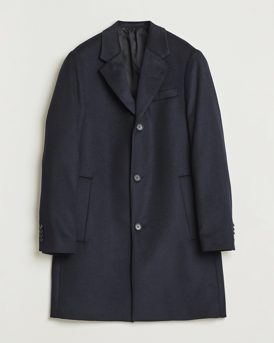 Heren | Jassen | Tiger of Sweden | Finnan Wool/Cashmere Coat Light Ink