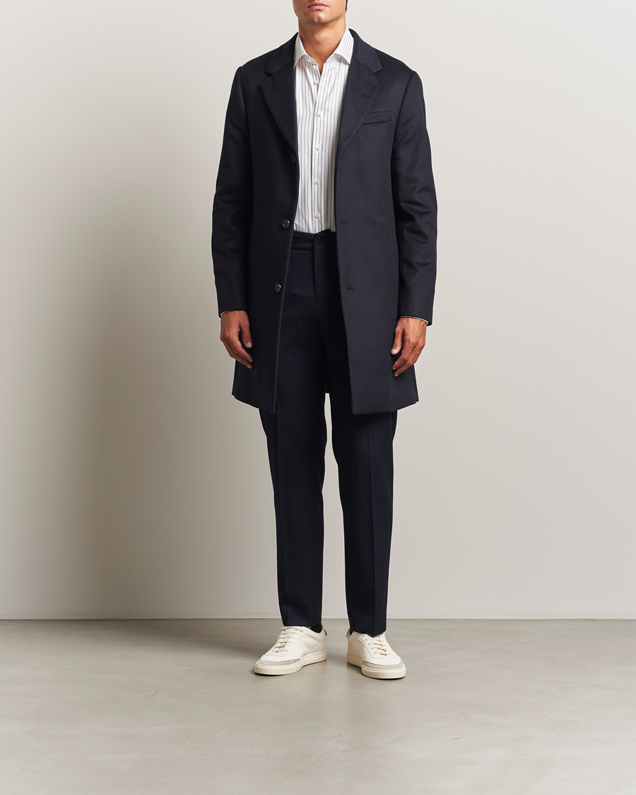 Heren | Jassen | Tiger of Sweden | Finnan Wool/Cashmere Coat Light Ink
