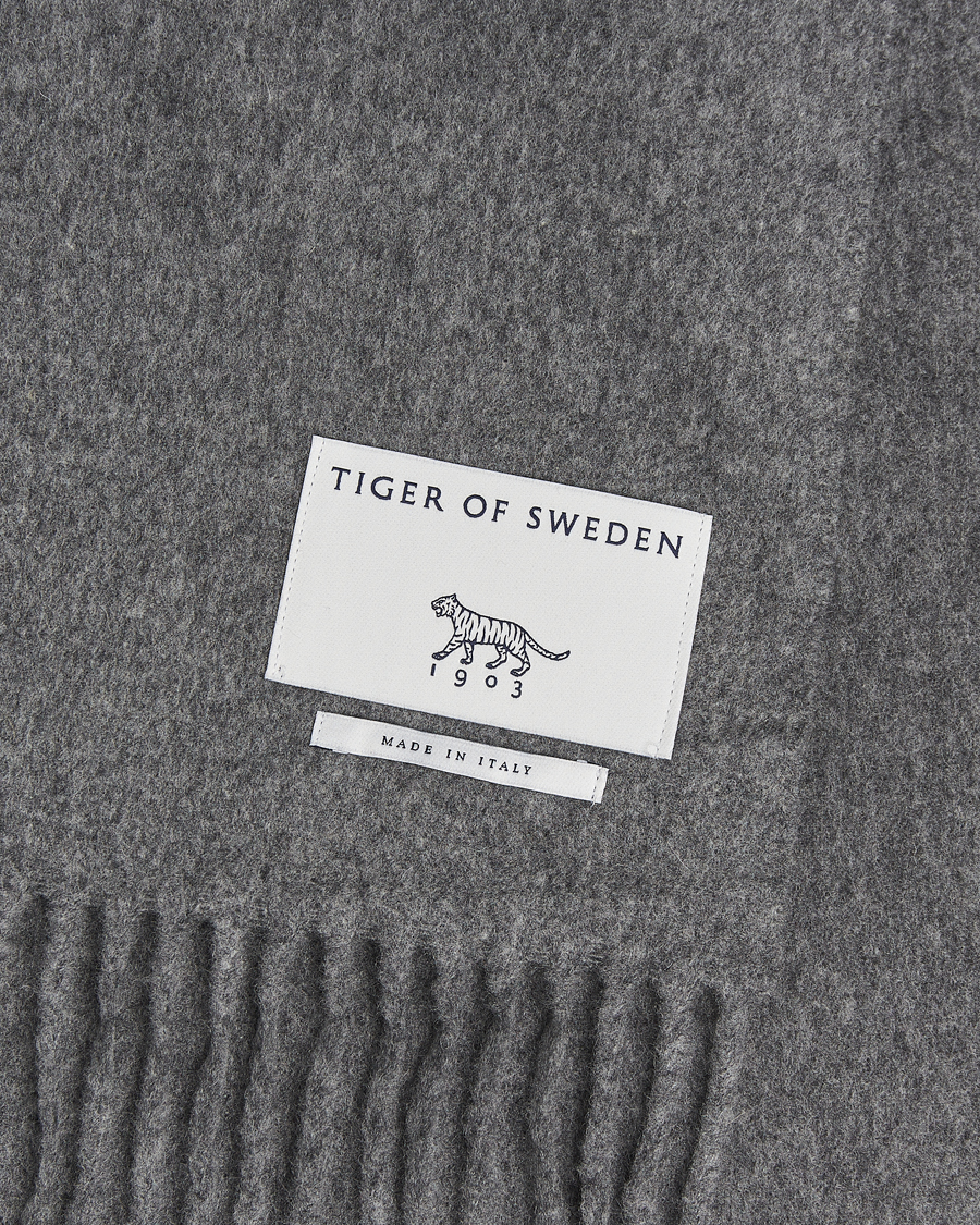 Heren | Sjaals | Tiger of Sweden | Sylan Wool Scarf Grey Melange