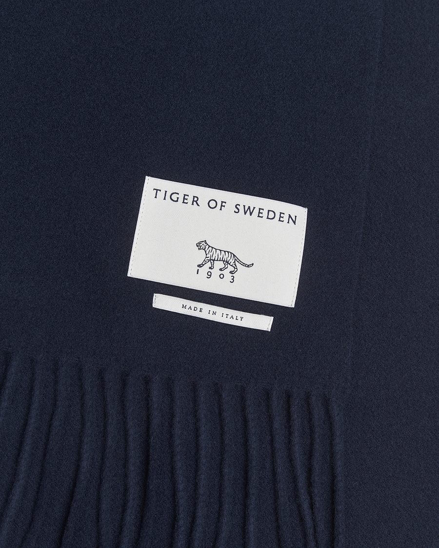Heren | Sjaals | Tiger of Sweden | Sylan Wool Scarf Light Ink