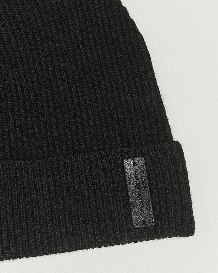 Homme | Bonnets | Tiger of Sweden | Caldu Wool Beanie Black