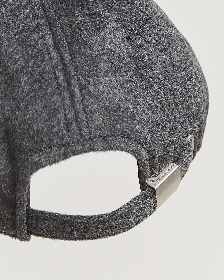 Heren | Hoeden en petten | Tiger of Sweden | Hent Wool/Cashmere Cap Dark Grey Melange