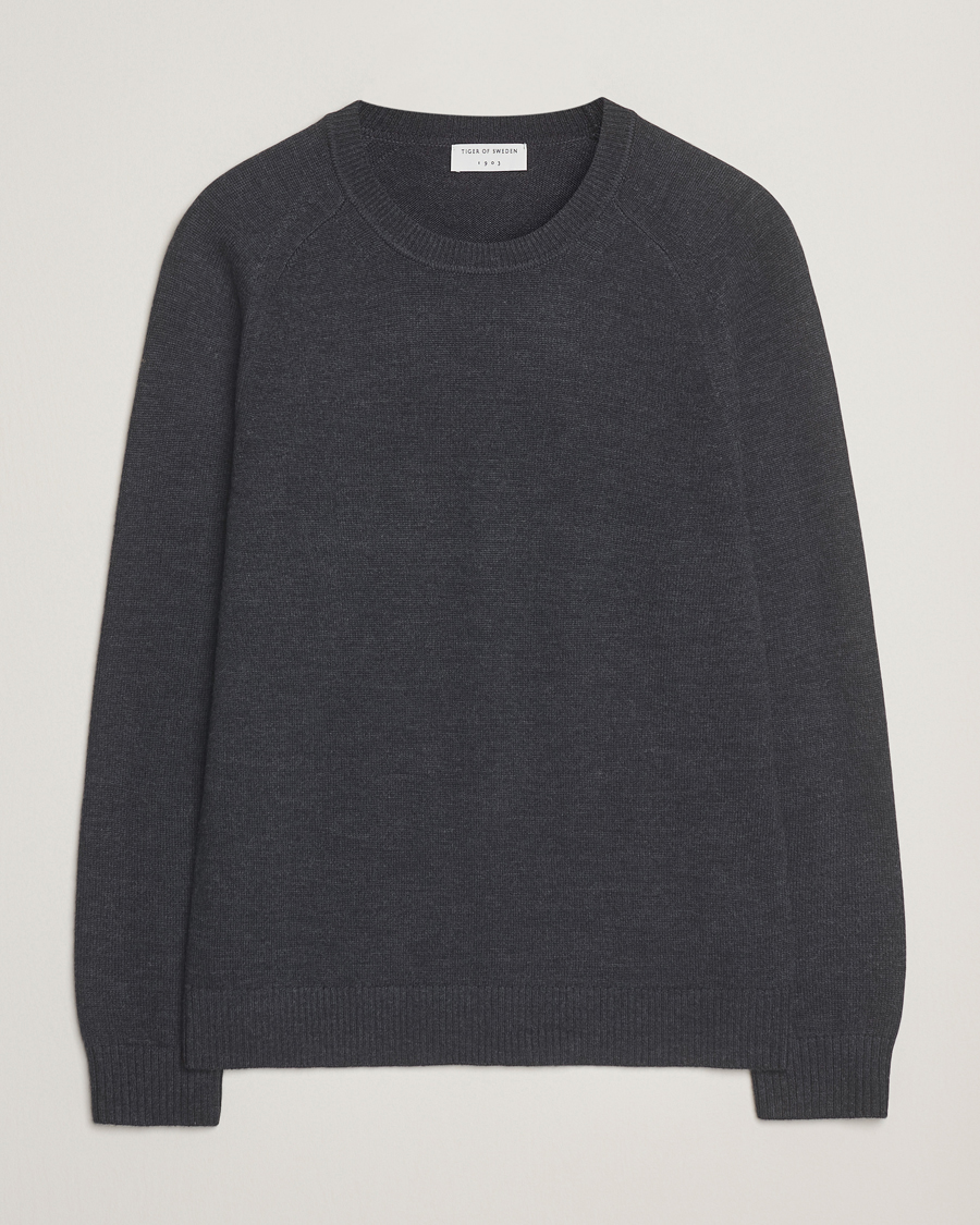 Homme | Pulls Et Tricots | Tiger of Sweden | Martin Merino Sweater Grey Street