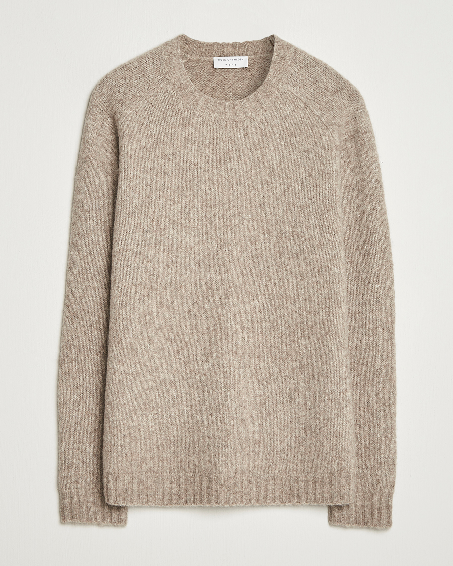Homme | Pulls Et Tricots | Tiger of Sweden | Adryan Yak/Alpaca Knitted Sweater Stone