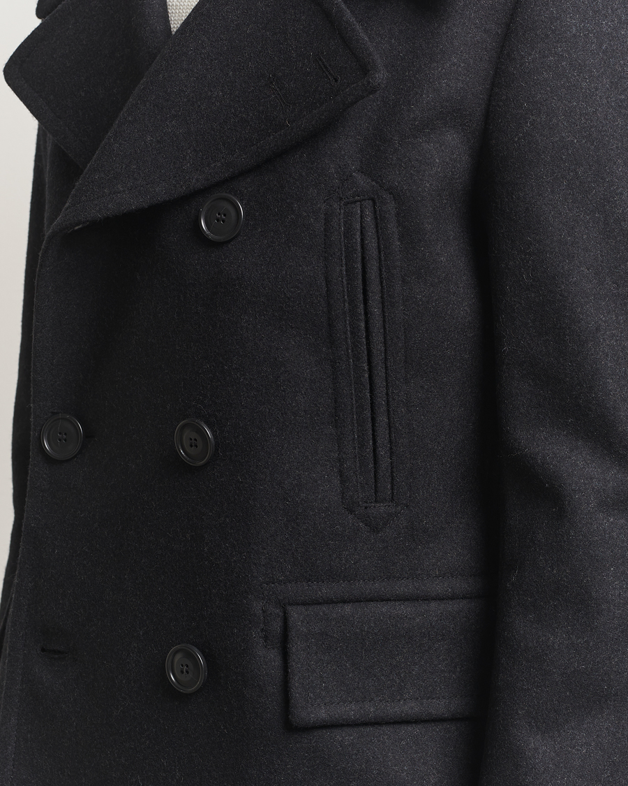 Homme | Manteaux Et Vestes | Tiger of Sweden | Mahler Wool/Cashmere Peacoat Charcoal
