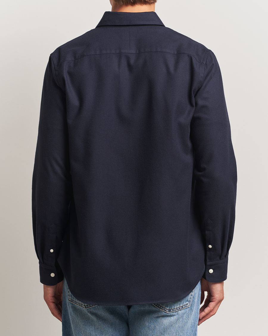 Homme | Chemises | Tiger of Sweden | Bjorn Brushed Twill Shirt Blue Function