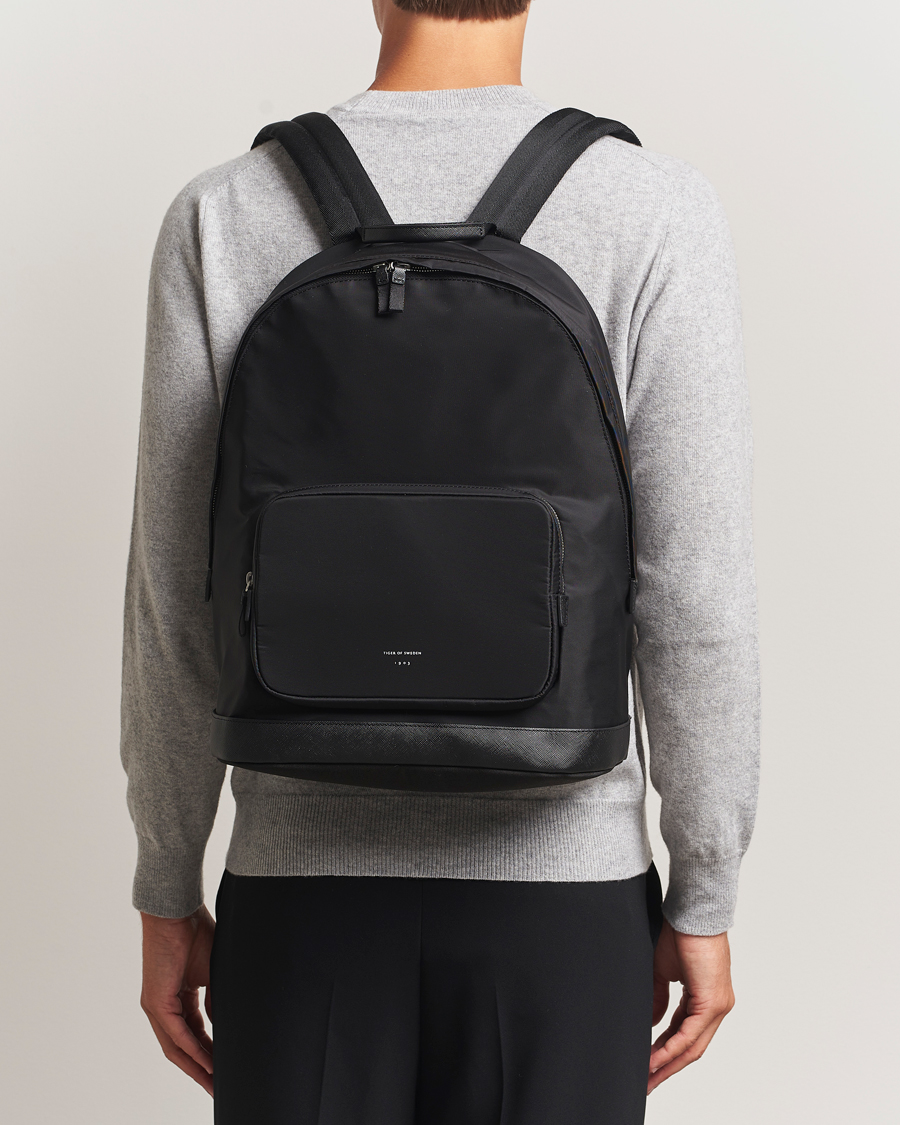 Homme | Sacs | Tiger of Sweden | Dorsu Nylon Backpack Black