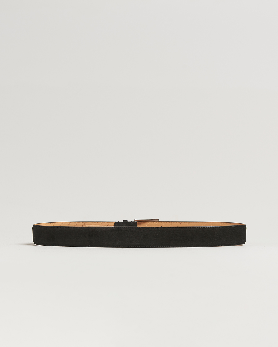 Heren | Riemen | Tiger of Sweden | Bergstroms Suede Belt Black