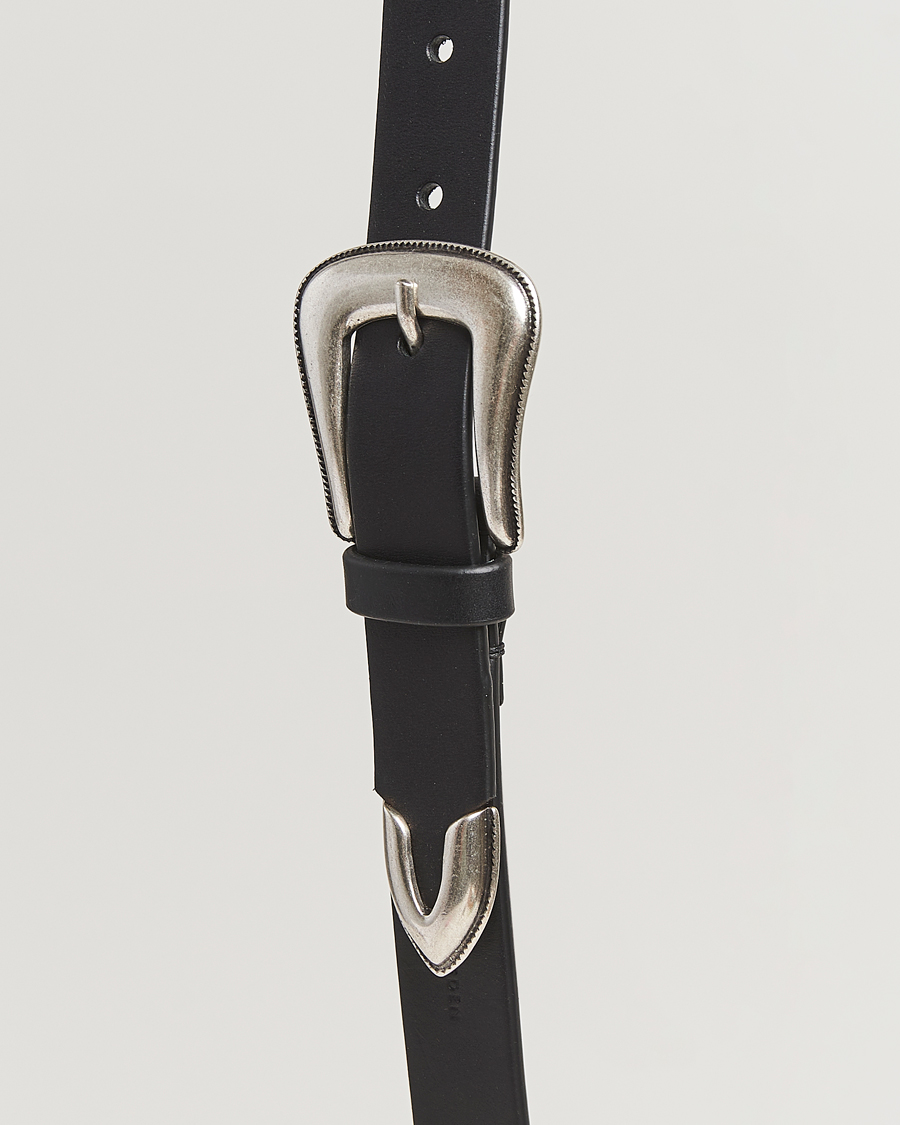 Heren | Riemen | Tiger of Sweden | Ecus Western Leather Belt Black
