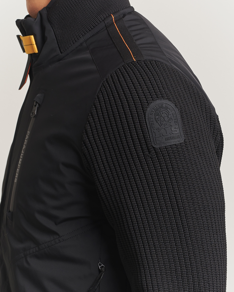 Homme | Manteaux Et Vestes | Parajumpers | Zorba Tech Knit Hybrid Jacket Black