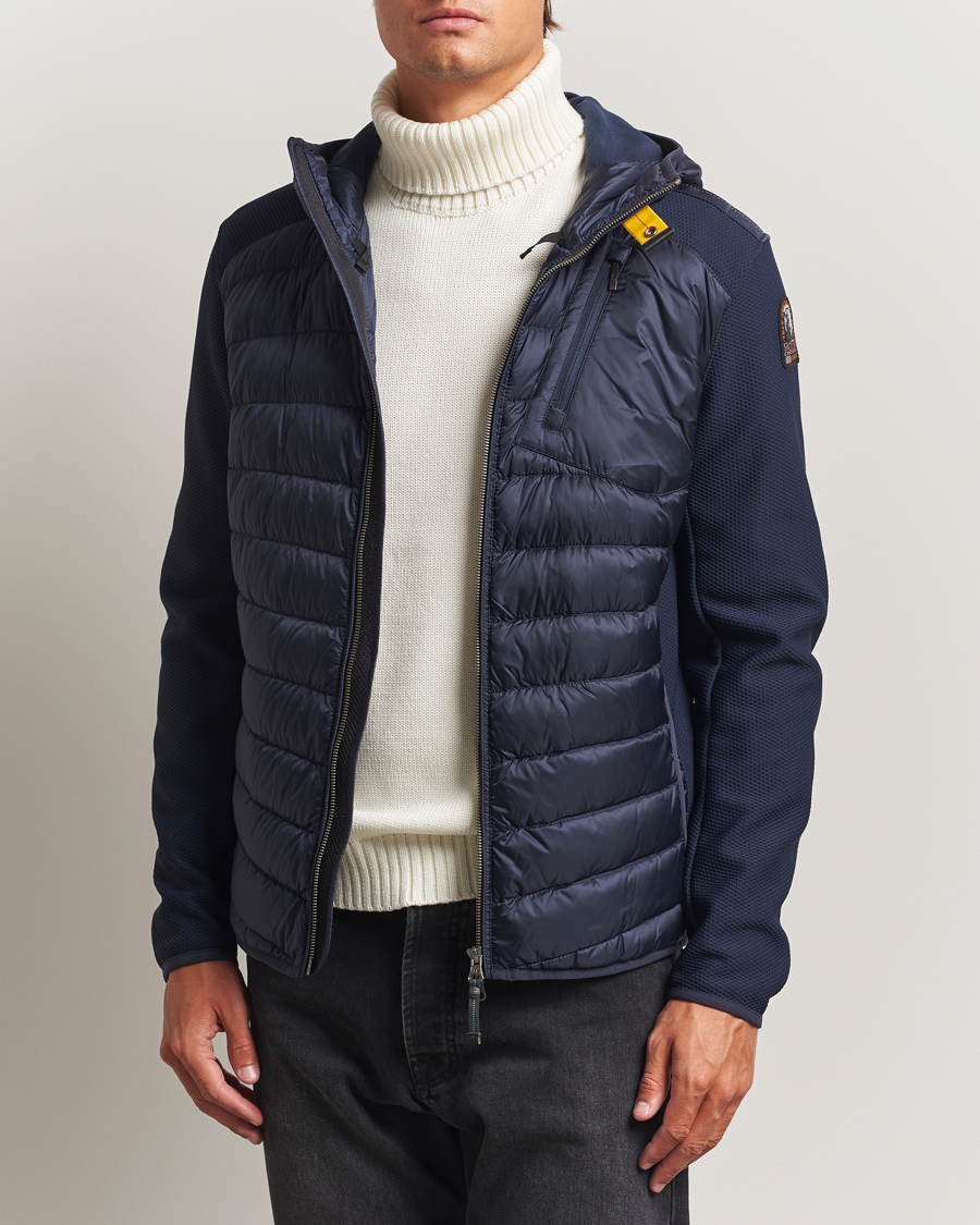 Homme | Manteaux Et Vestes | Parajumpers | Nolan Warm Up Hybrid Hooded Jacket Blue Navy
