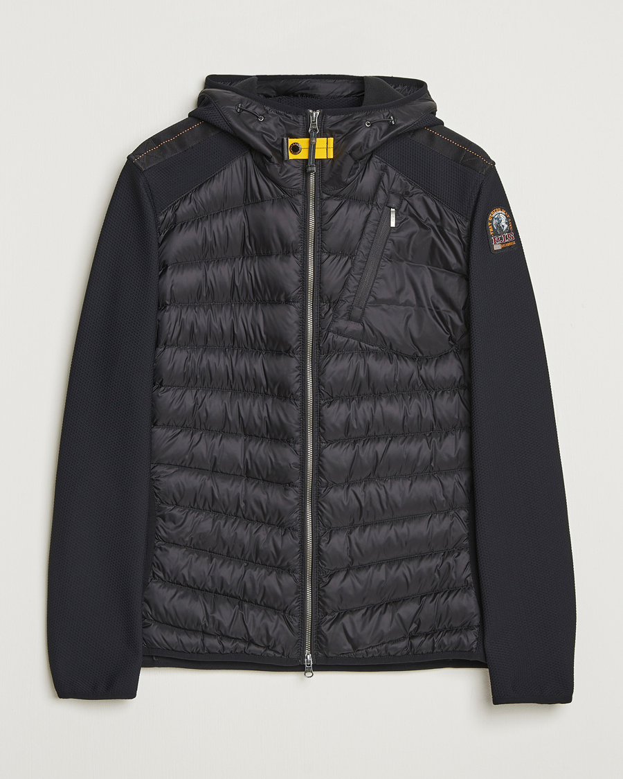 Heren | Jassen | Parajumpers | Nolan Warm Up Hybrid Hooded Jacket Black