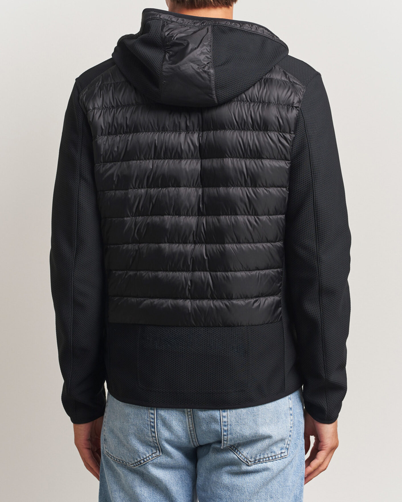 Homme | Manteaux Et Vestes | Parajumpers | Nolan Warm Up Hybrid Hooded Jacket Black