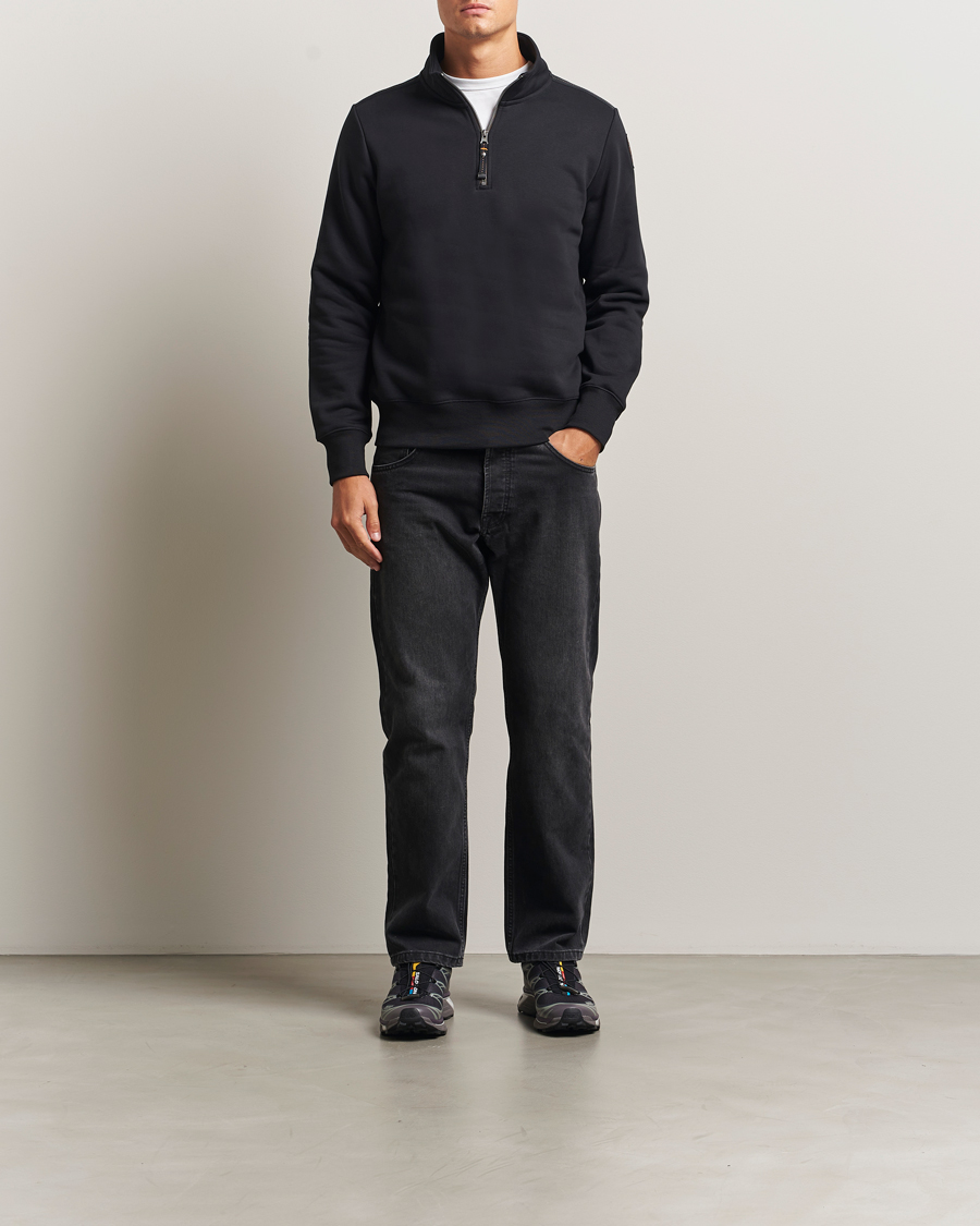 Homme | Pulls Et Tricots | Parajumpers | Broad Peak Super Easy Half Zip Sweatshirt Black
