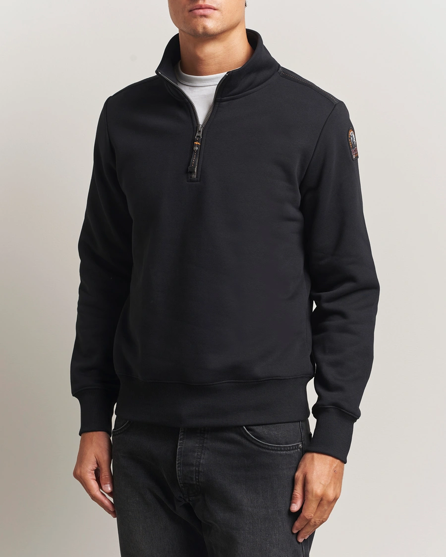 Homme | Pulls Et Tricots | Parajumpers | Broad Peak Super Easy Half Zip Sweatshirt Black