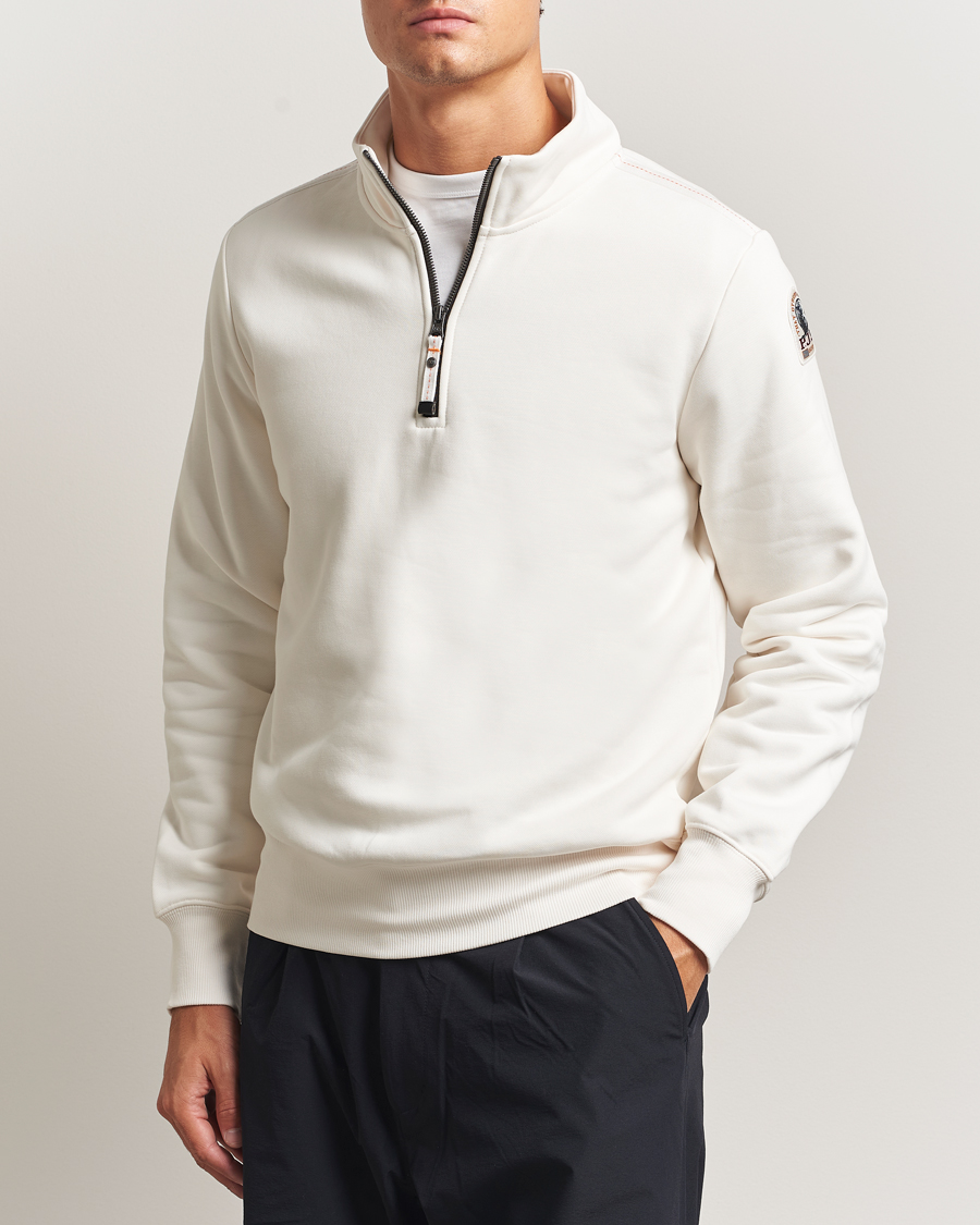 Homme | Pulls Et Tricots | Parajumpers | Broad Peak Super Easy Half Zip Sweatshirt Purity