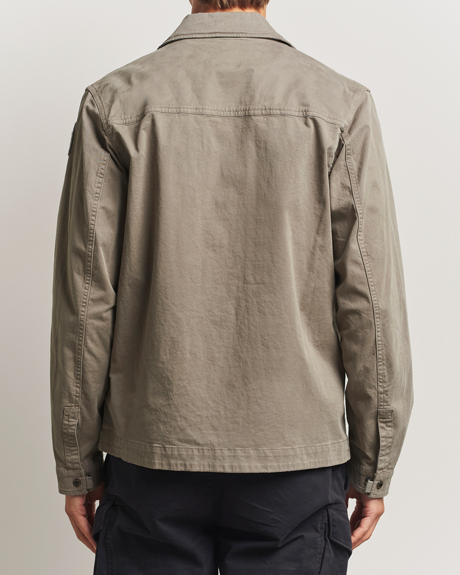 Heren | Jassen | Parajumpers | Tel Garment Dyed Claimer Shirt Jacket Olive Grey