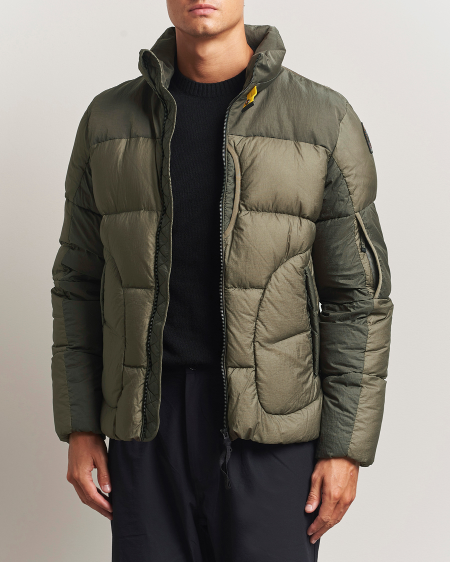 Homme | Manteaux Et Vestes | Parajumpers | Yari Mountain Out Loud Down Jacket Olive Grey