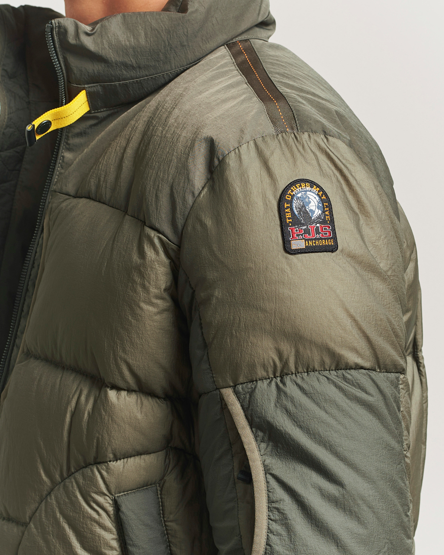 Homme | Manteaux Et Vestes | Parajumpers | Yari Mountain Out Loud Down Jacket Olive Grey