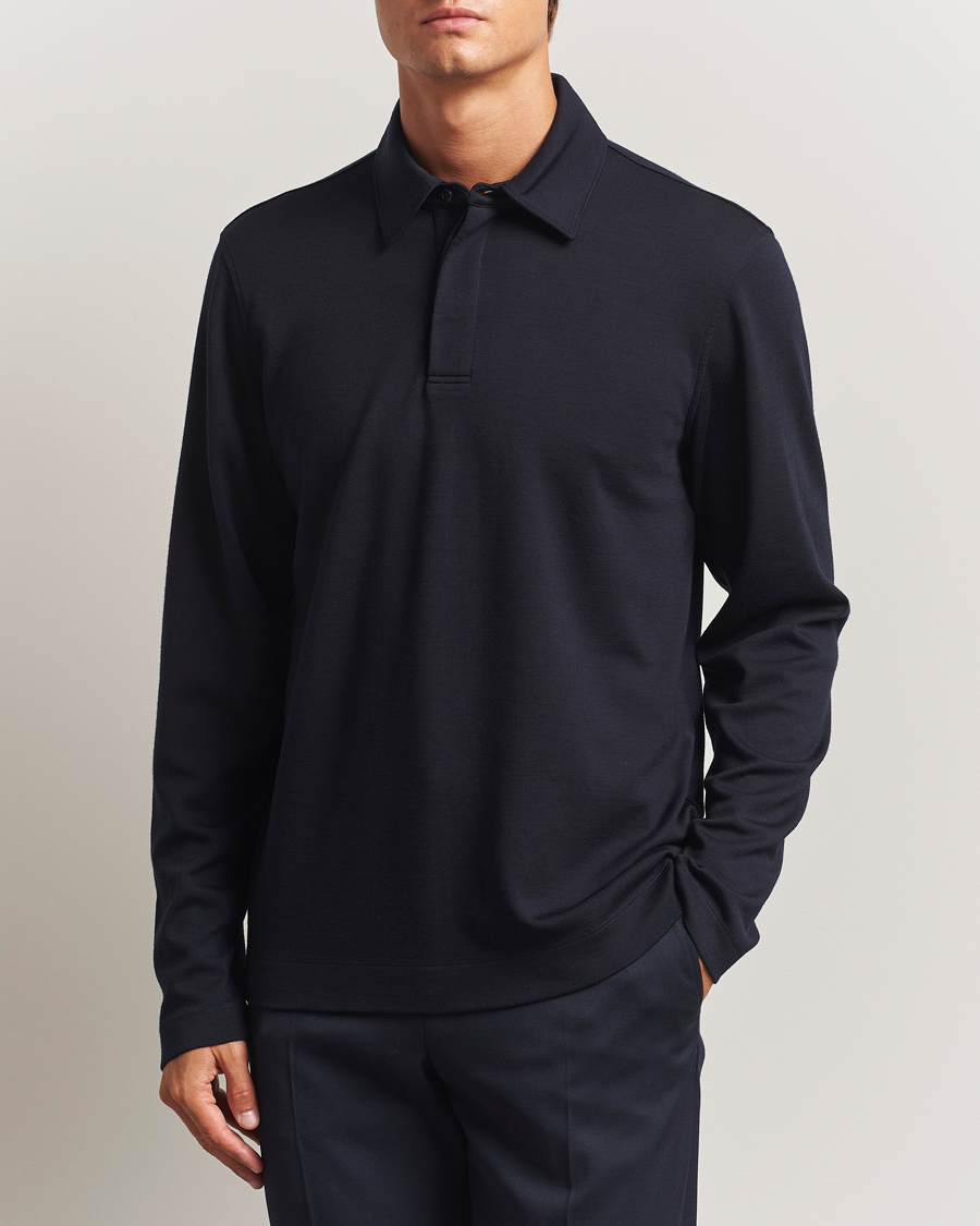 Heren | Polo's | Orlebar Brown | Ben Merino Polo Night Iris