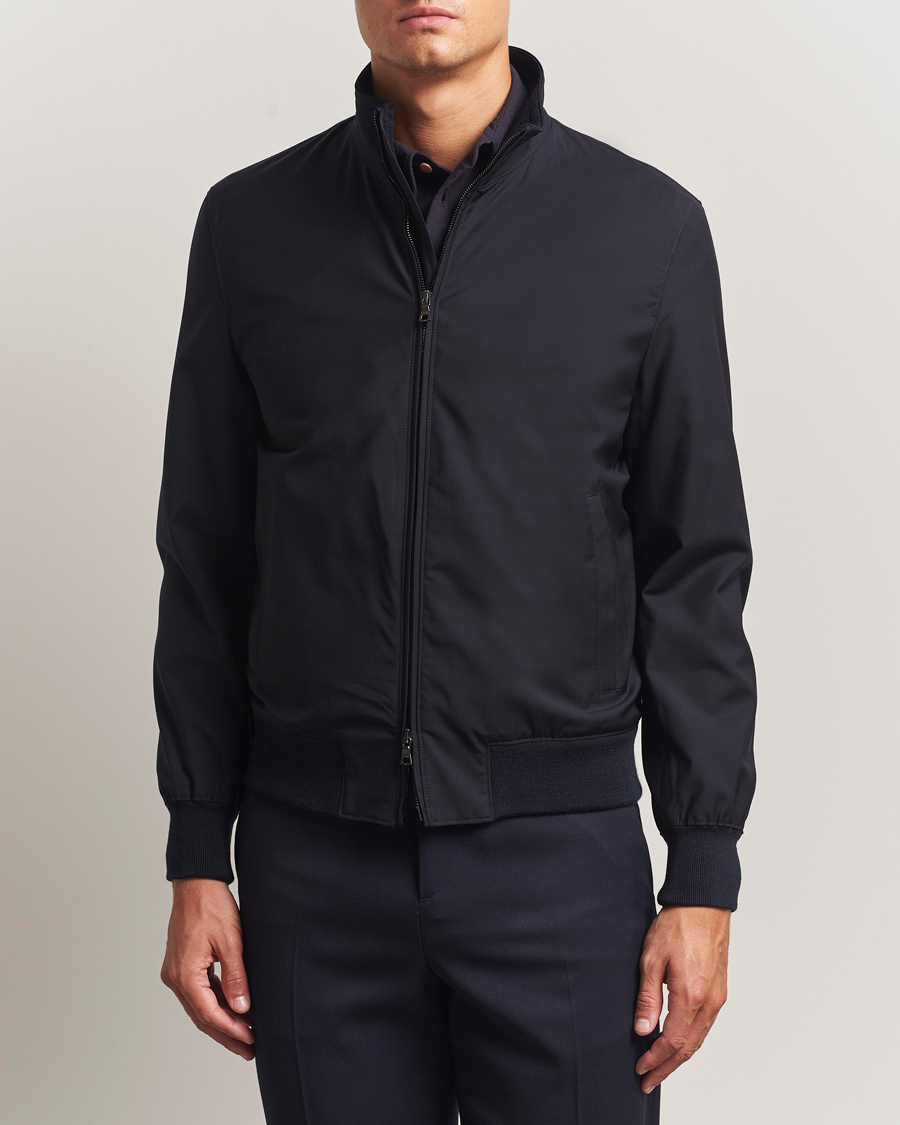 Heren | Jassen | Orlebar Brown | Alvaro Merino Jacket Night Iris