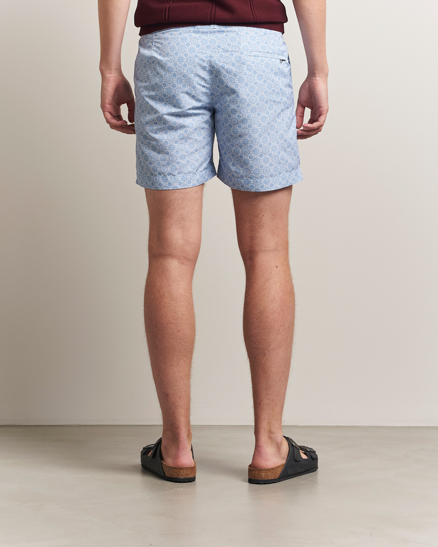Heren | Zwembroek | Orlebar Brown | Bulldog Alchemy Swimshorts Wave Blue
