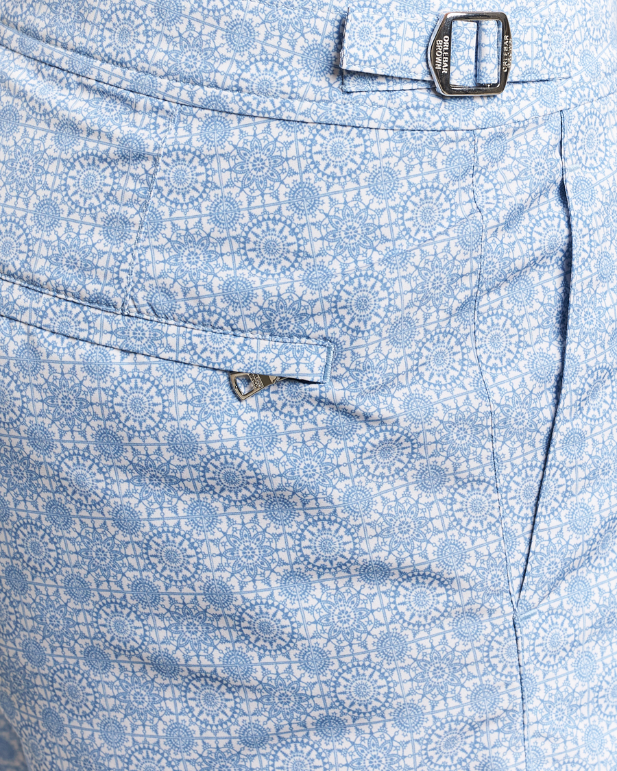 Heren | Zwembroek | Orlebar Brown | Bulldog Alchemy Swimshorts Wave Blue