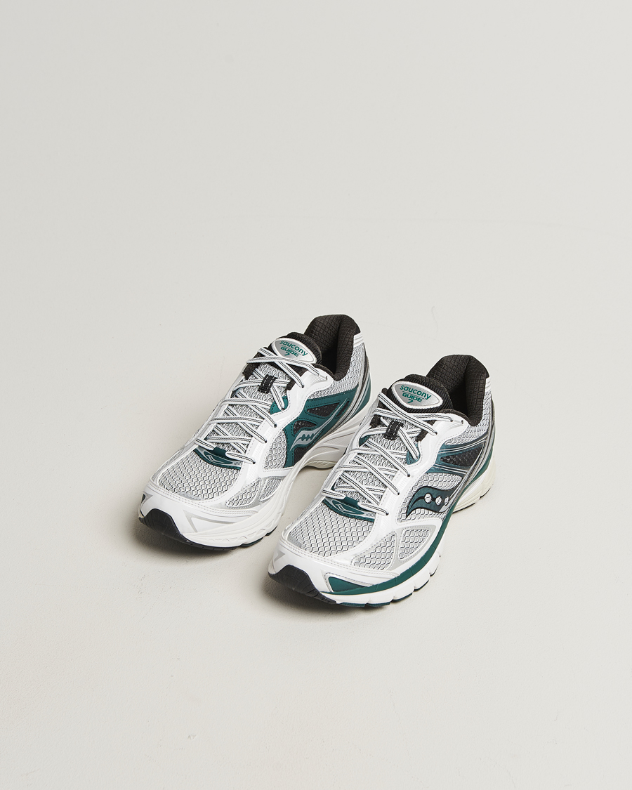 Heren | Sneakers | Saucony | Guide 7 Running Sneaker White/Pine