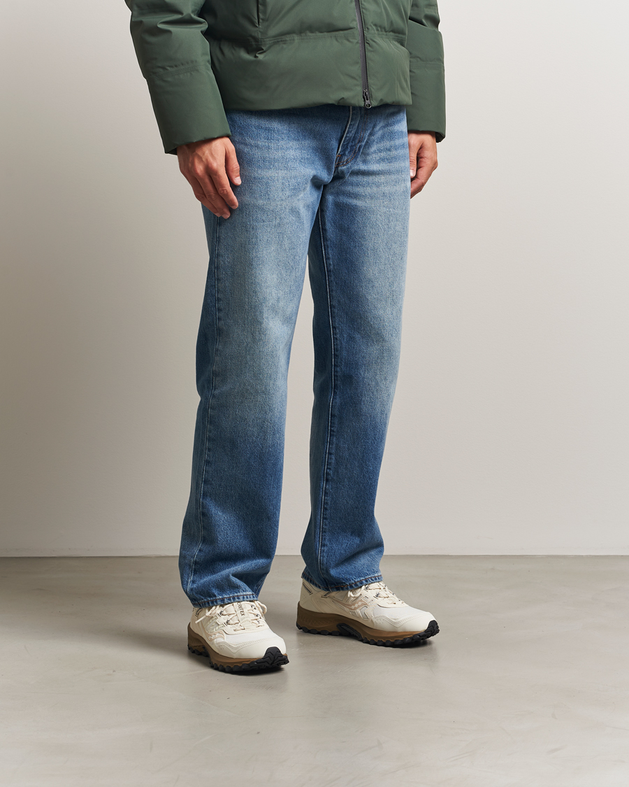 Homme | Chaussures de trail | Saucony | Grid Peak Gore-Tex Trail Sneaker Ivory/Gold