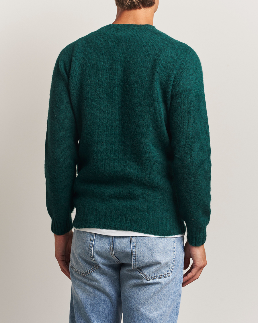 Homme | Pulls Et Tricots | Harley Of Scotland | Brushed Supersoft Lambswool Crewneck Tartan