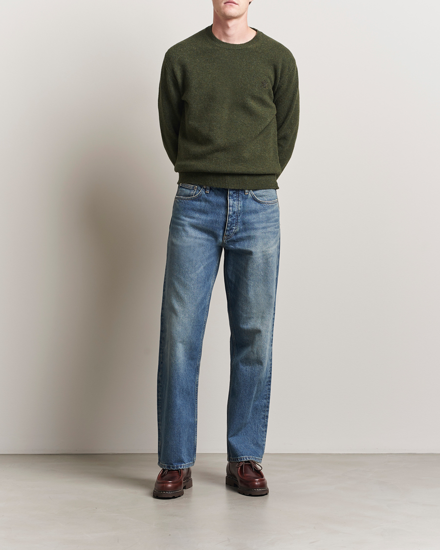 Heren | Truien | Baracuta | Shetland Virgin Wool Crew Neck Beech