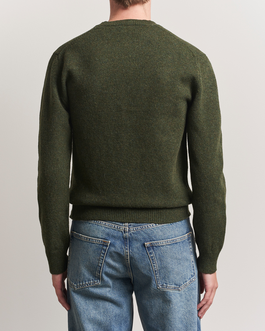 Heren | Truien | Baracuta | Shetland Virgin Wool Crew Neck Beech