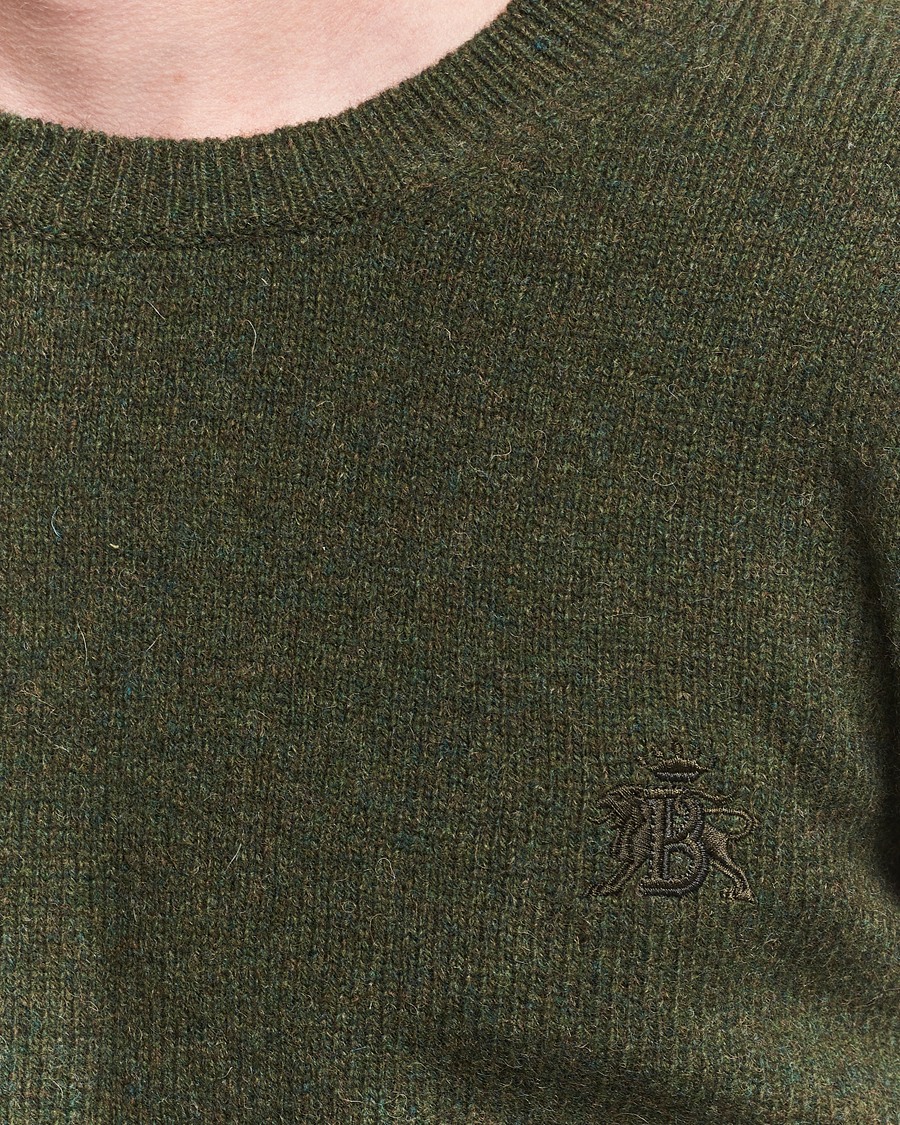 Heren | Truien | Baracuta | Shetland Virgin Wool Crew Neck Beech