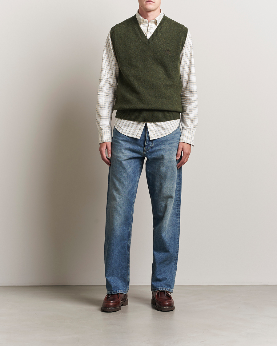 Heren | Truien | Baracuta | Shetland Virgin Wool Vest Beech