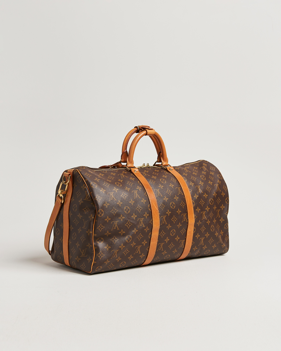 Heren | Pre-Owned & Vintage Bags | Louis Vuitton Pre-Owned | Keepall 50 Bandoulière Monogram