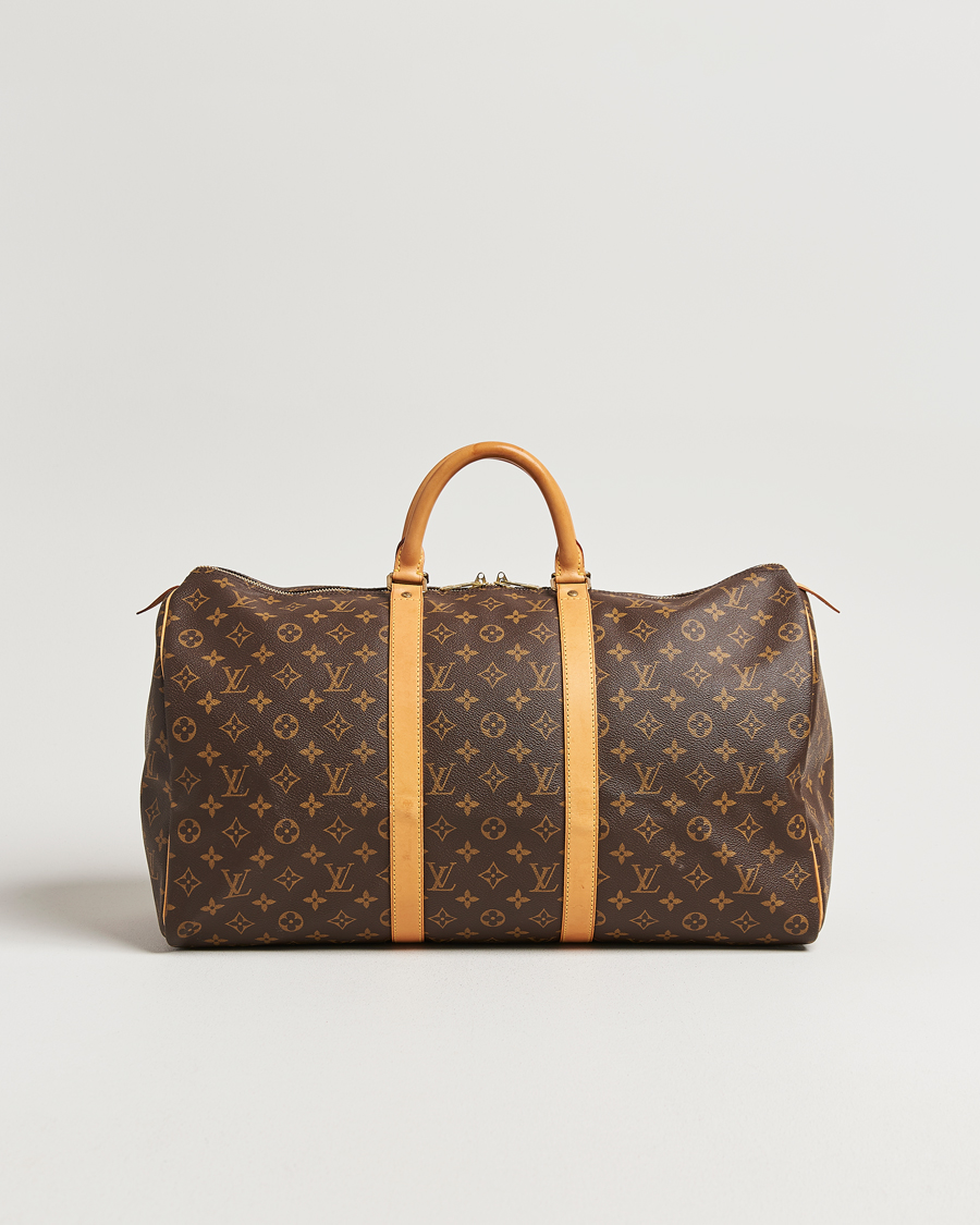 Homme | Pre-Owned & Vintage Bags | Louis Vuitton Pre-Owned | Keepall 50 Monogram