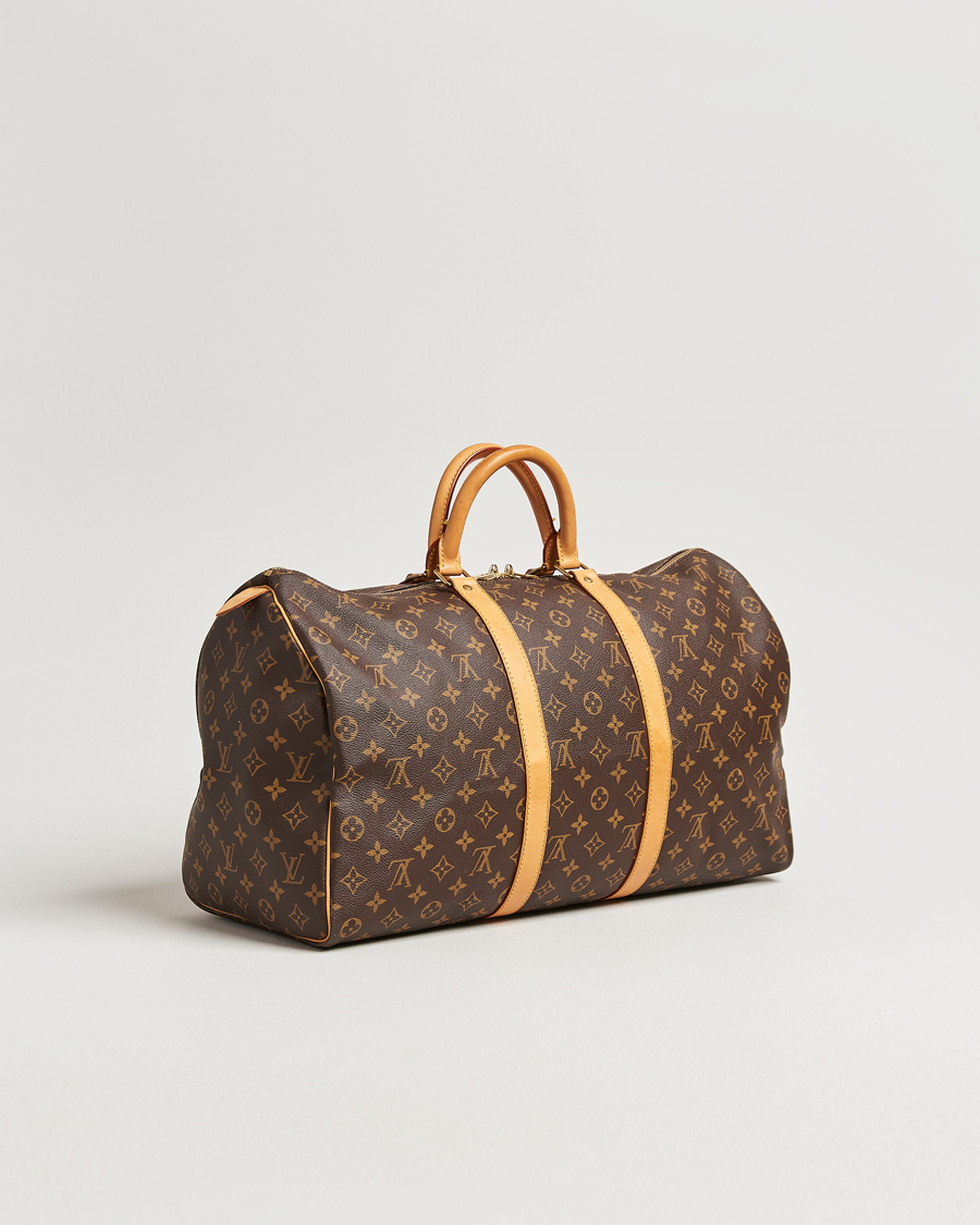 Homme | Pre-Owned & Vintage Bags | Louis Vuitton Pre-Owned | Keepall 50 Monogram