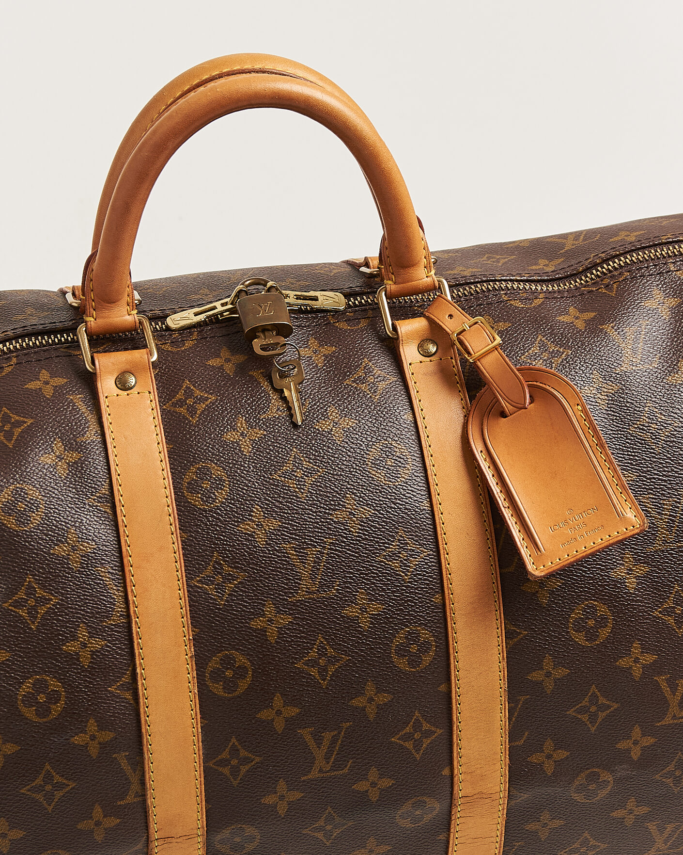 Heren | Pre-Owned & Vintage Bags | Louis Vuitton Pre-Owned | Keepall Bandoulière 55 Monogram
