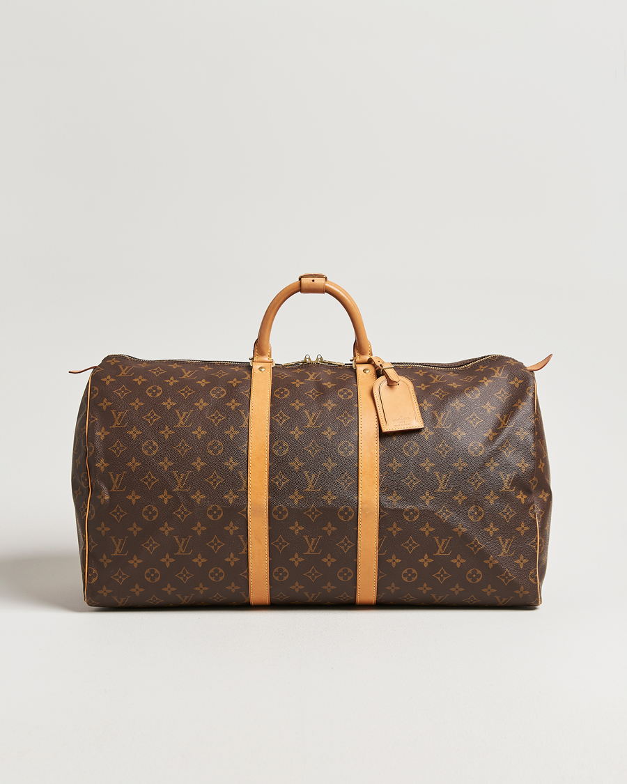 Homme | Pre-Owned & Vintage Bags | Louis Vuitton Pre-Owned | Keepall 55 Monogram
