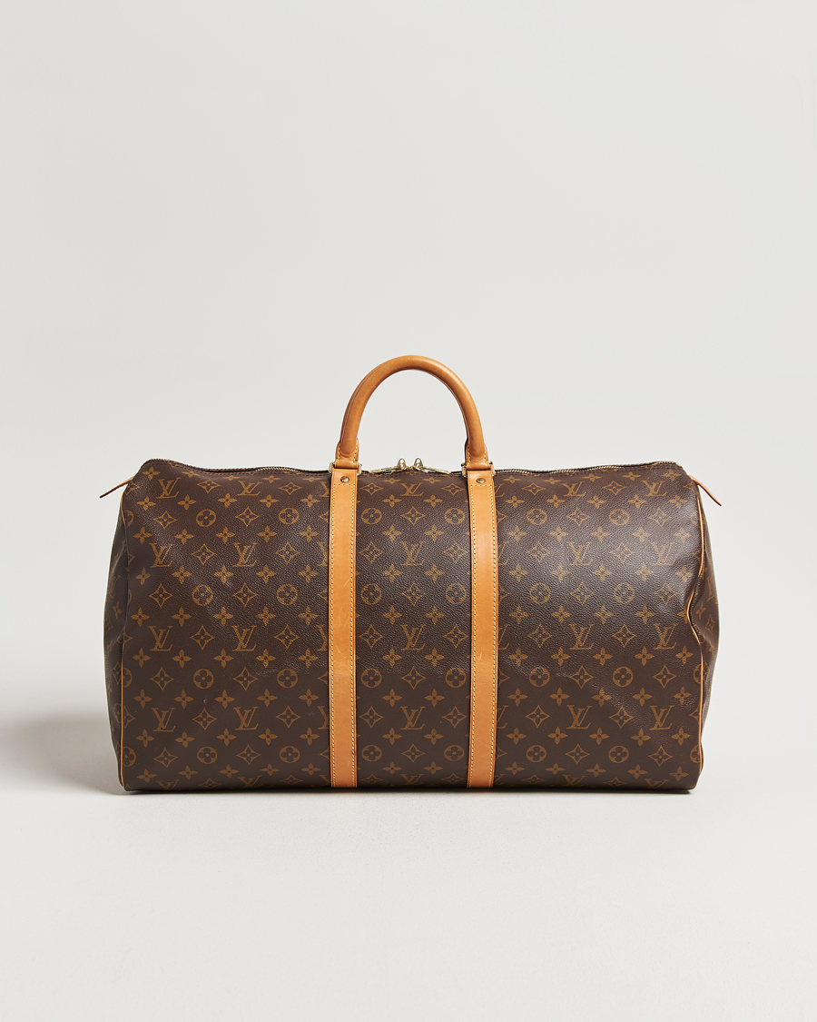 Heren | Pre-Owned & Vintage Bags | Louis Vuitton Pre-Owned | Keepall 55 Monogram