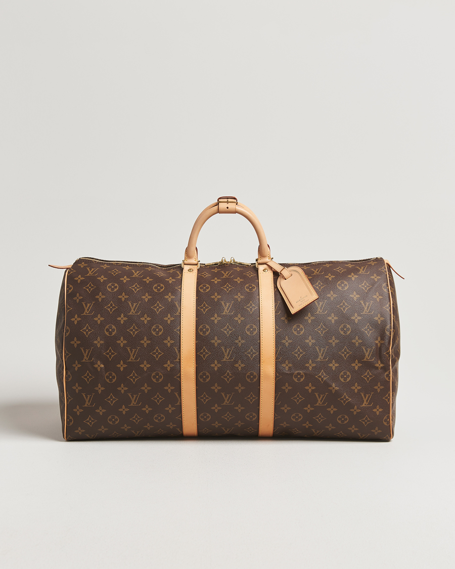 Homme | Pre-Owned & Vintage Bags | Louis Vuitton Pre-Owned | Keepall 55 Monogram