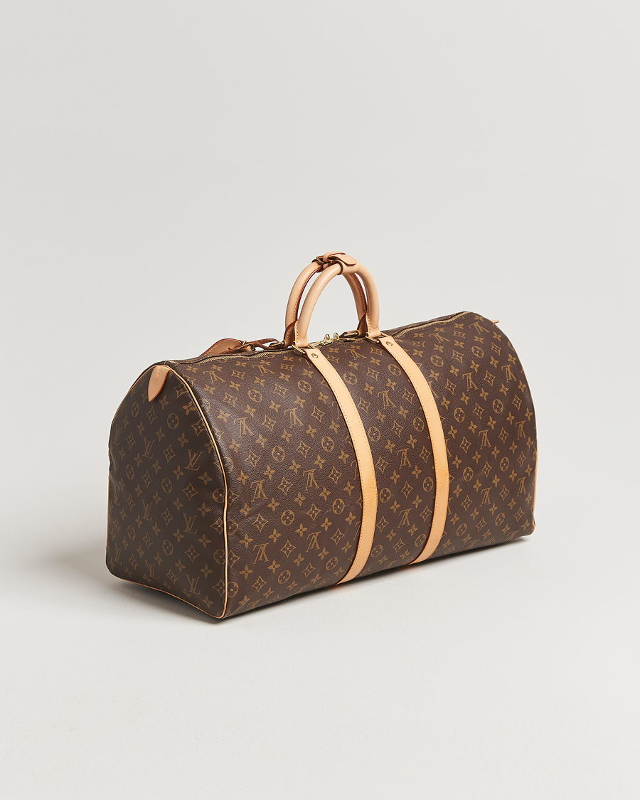 Homme | Pre-Owned & Vintage Bags | Louis Vuitton Pre-Owned | Keepall 55 Monogram