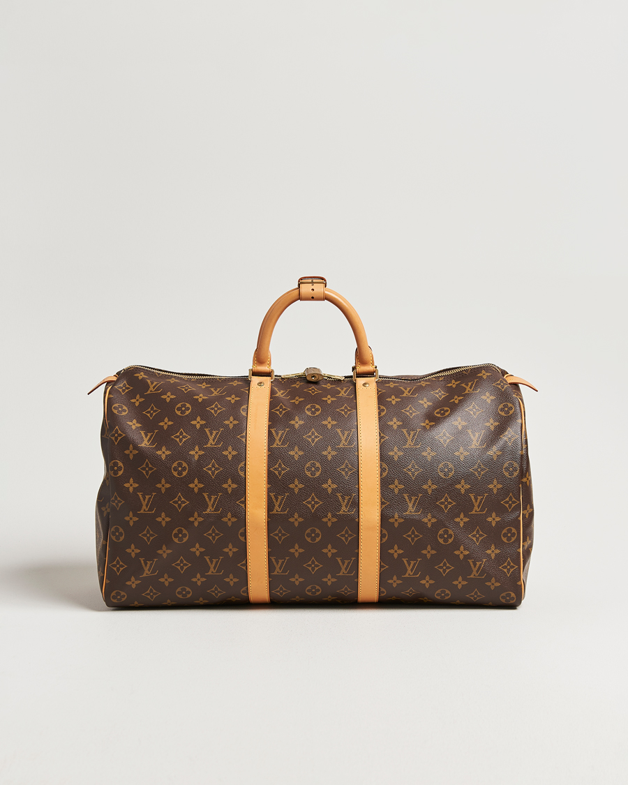 Homme | Pre-Owned & Vintage Bags | Louis Vuitton Pre-Owned | Keepall 50 Monogram