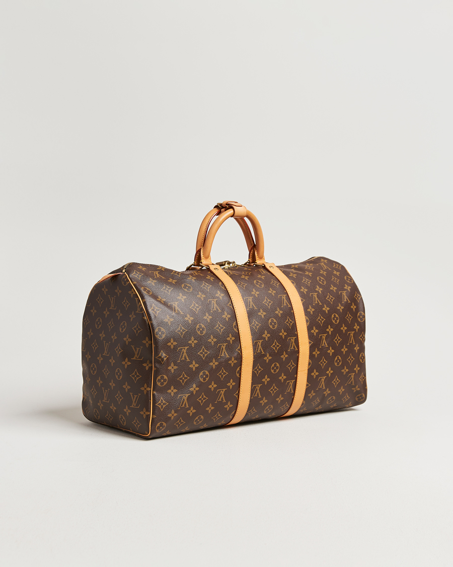 Homme | Pre-Owned & Vintage Bags | Louis Vuitton Pre-Owned | Keepall 50 Monogram