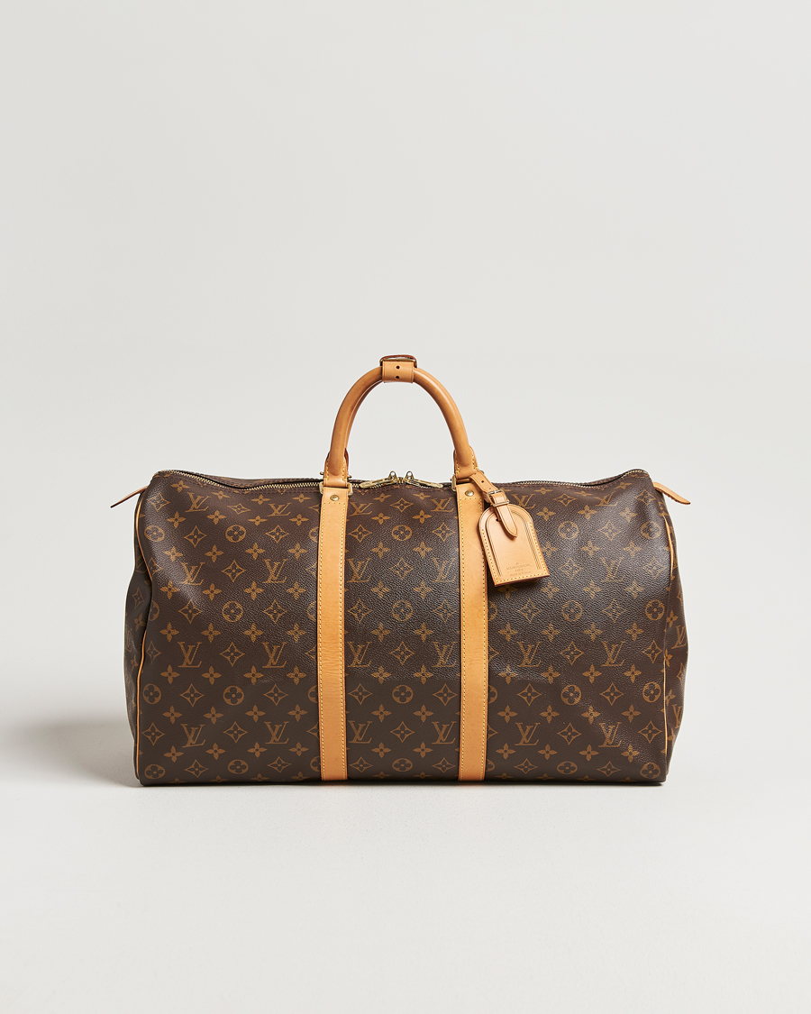 Homme | Pre-Owned & Vintage Bags | Louis Vuitton Pre-Owned | Keepall 50 Monogram