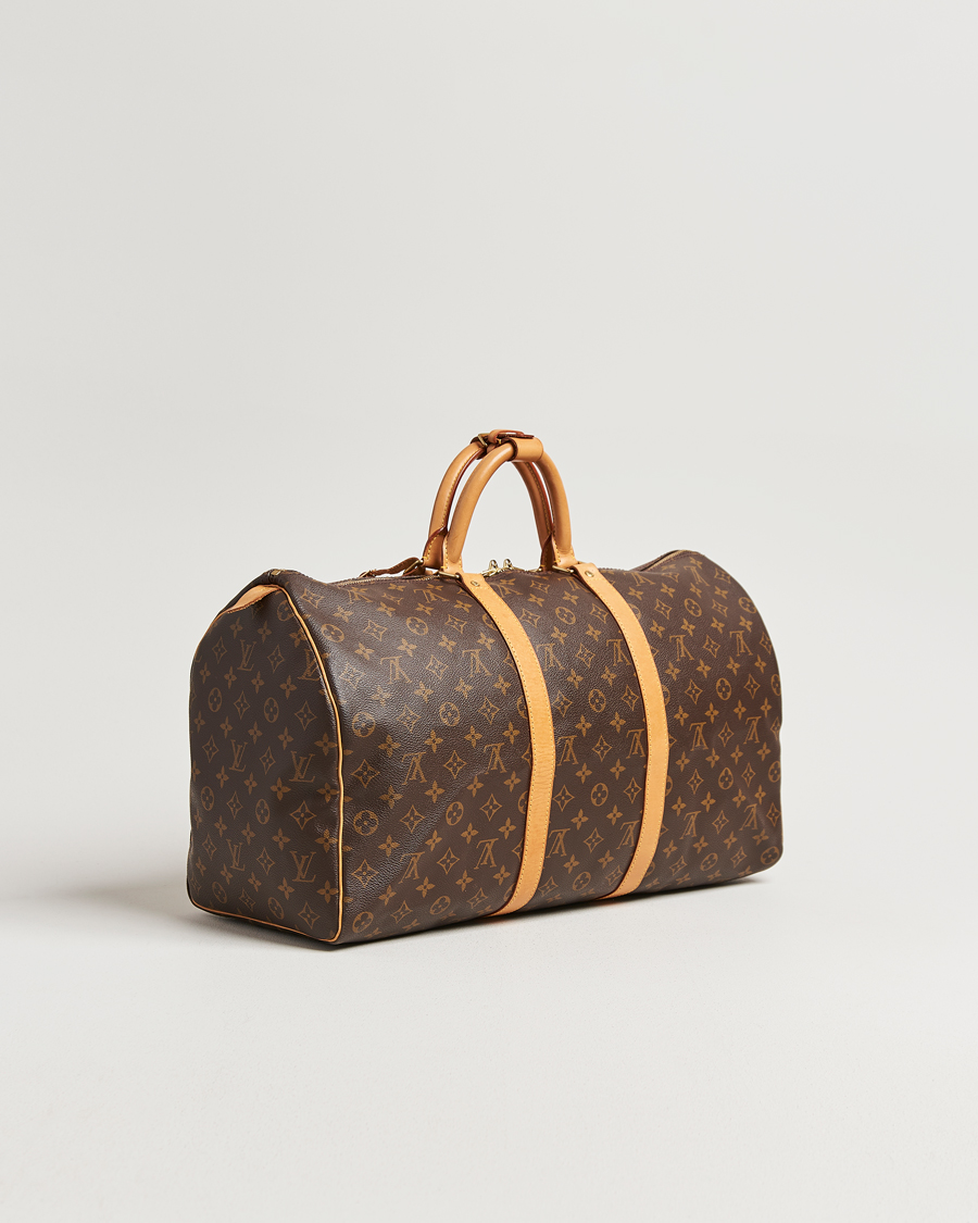 Homme | Pre-Owned & Vintage Bags | Louis Vuitton Pre-Owned | Keepall 50 Monogram