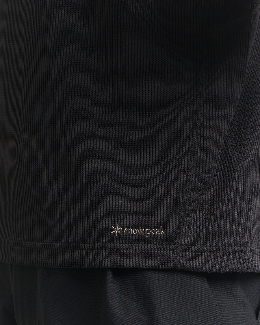 Homme | T-shirts | Snow Peak | Dry Thermal Long Sleeve T-Shirt Black