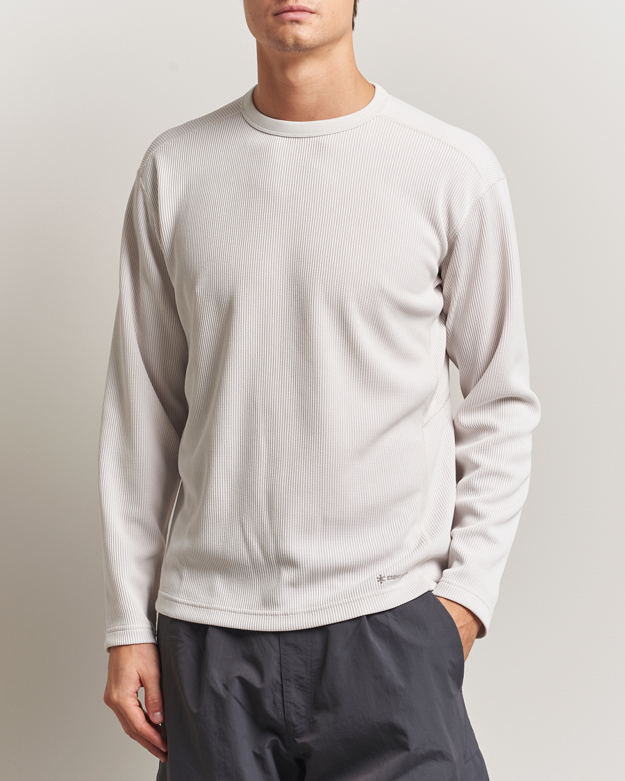Heren | T-shirts | Snow Peak | Dry Thermal Long Sleeve T-Shirt Off White