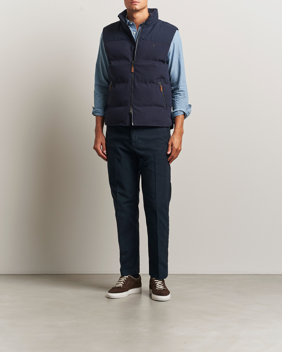 Homme | Gilets | Morris | Catton Puffer Vest Navy
